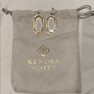 Clear Kendra Scott Earrings